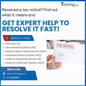 Expert Help for Income Tax Notices: Types and Solutions